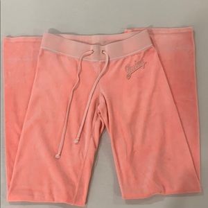 Pink/Coral Juicy Sweatpants